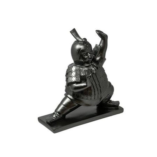 Asian Warrior Lunge Statue