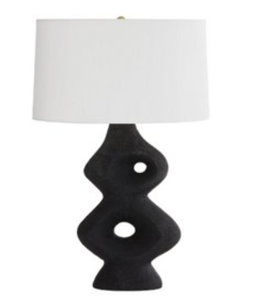 Black Stone Lamp