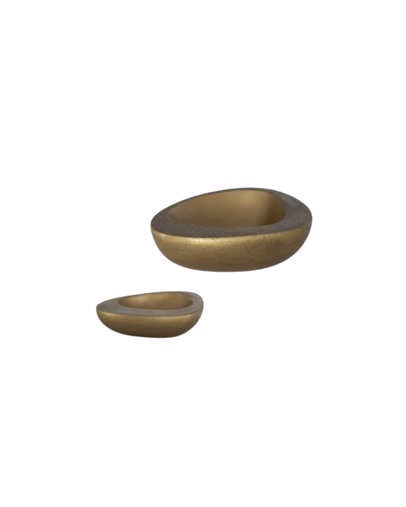 Decorative Bowls Set of 2 - Gold
