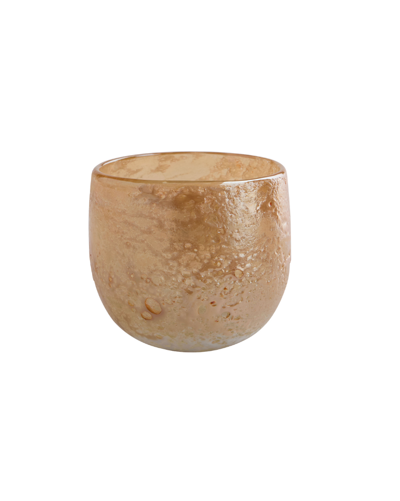 Golden Taffy Vase - Gold