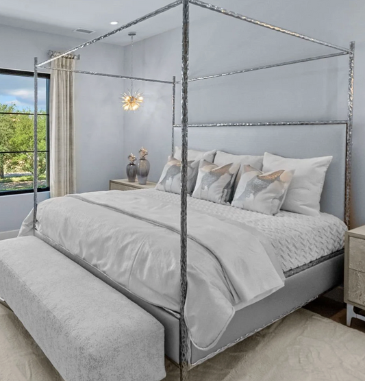 Blue Fur King Blanket