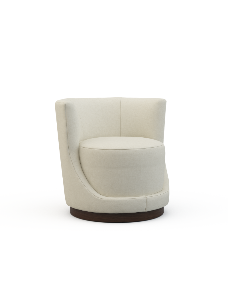 Swivel Sitting Chair - Green Velvet