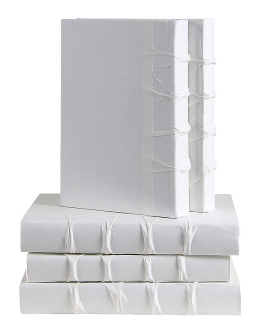 Decorative Book - White Parchment