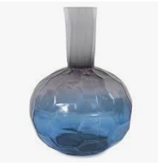 Glass Vase - Blue