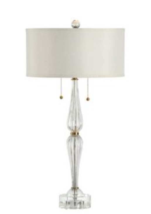 Antique Table Lamp - Light Wildwood