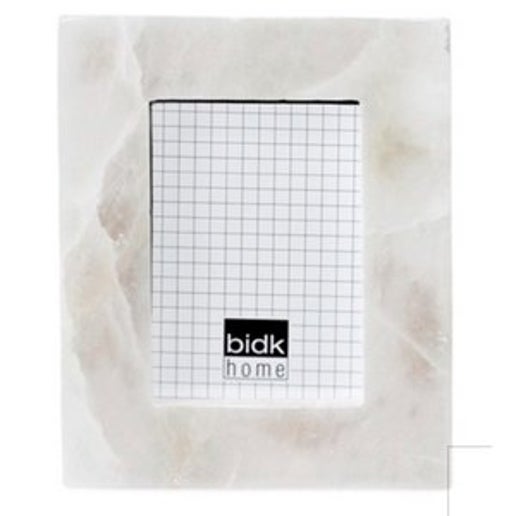 Alabaster Photo Frame - White