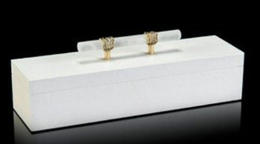 Gold & White Box