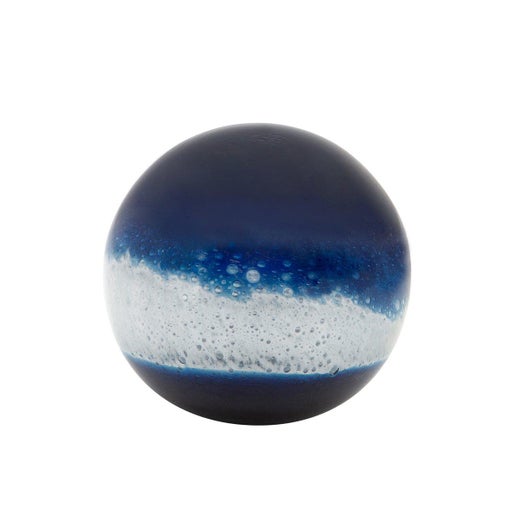 Glass ORB - Blue & white