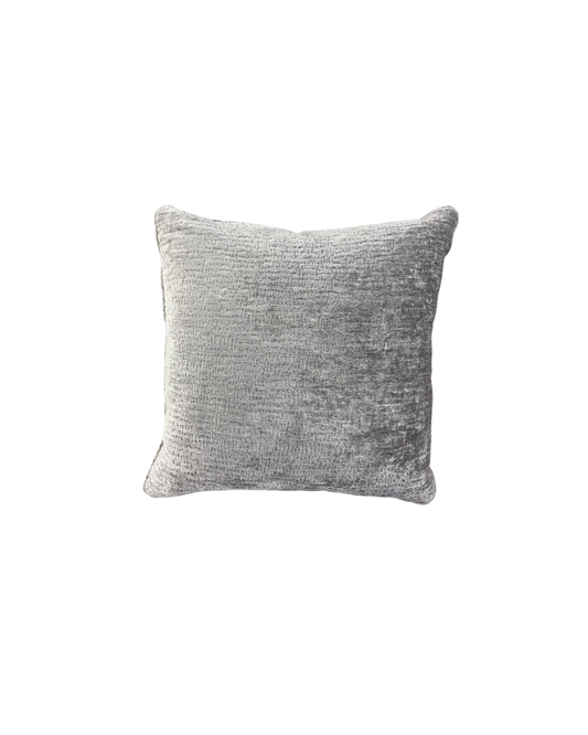 Grey Chenille Pillow