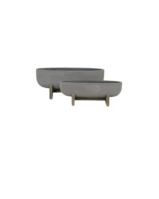 Planters Set of 2 - Gray