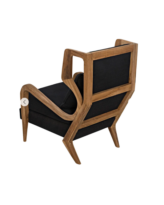 Teak Carol Chair - Black