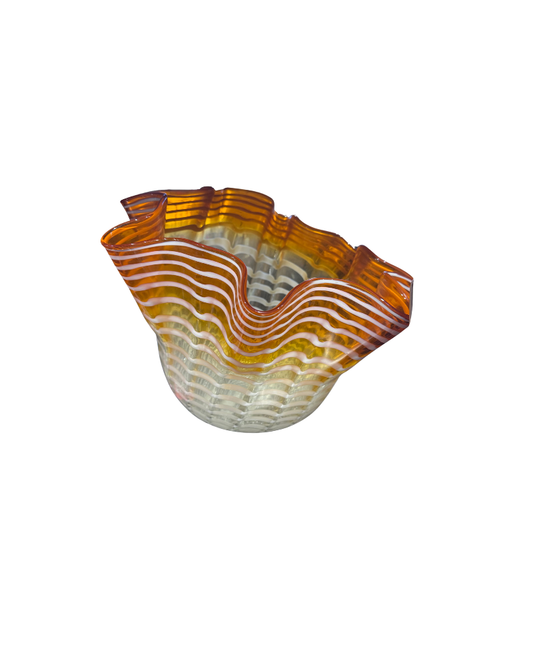Glass Bowl - Orange