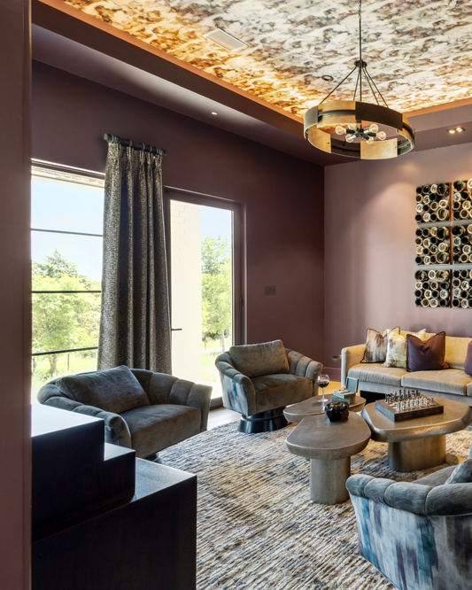 Wallpaper - Grey/Green/Orange Spice