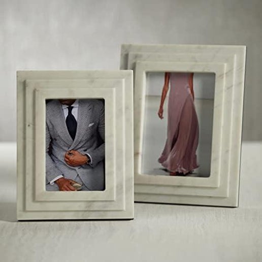 Clermont Photo Frames - Marble